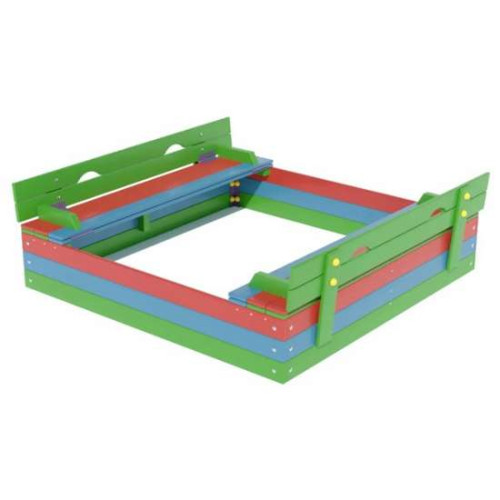 Дитяча пісочниця з кришками-лавками під бетонування на майданчик або у двір Дитяча пісочниця з кришками-лавками під бетонування на майданчик або у двір