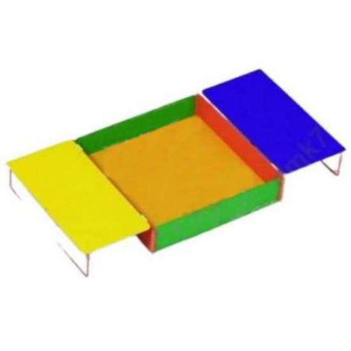 Детская игровая уличная песочница "Загадка" с крышкой