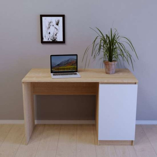 Письмовий стіл прямий дитячий СП-104 із ЛДСП із тумбою