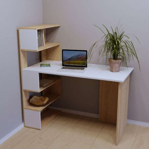 Письмовий стіл дитячий СП-112 із ЛДСП із полицями