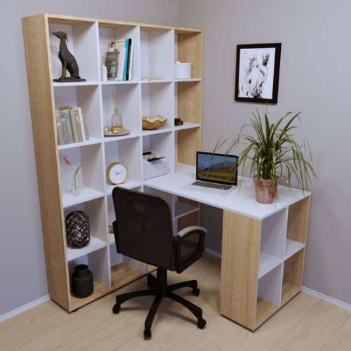 Письмовий стіл підлітку СП-117 із ЛДСП із полицями