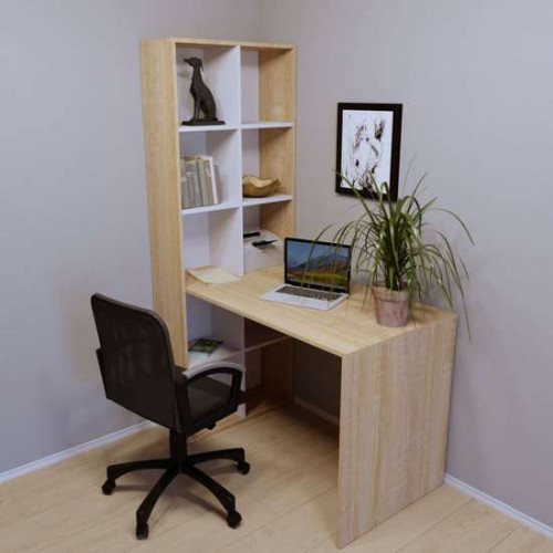 Письменный стол СП-120 из ЛДСП с полками для подростка