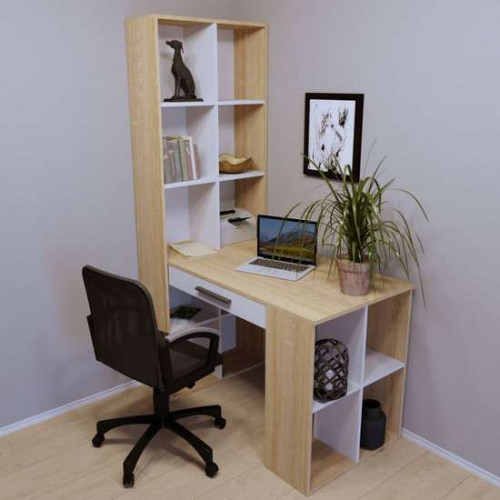 Стіл письмовий з ЛДСП СП-121 з полицями для підлітка