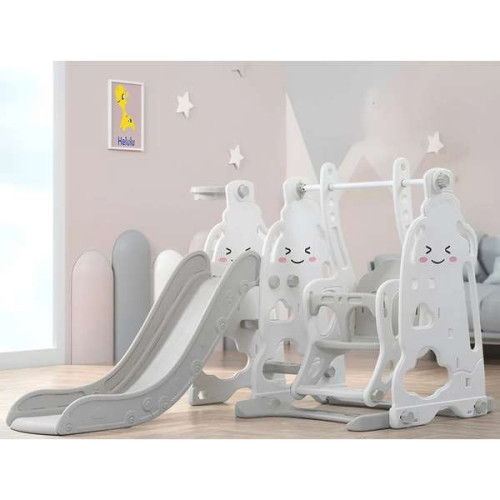 Дитячий ігровий комплекс Гірка та гойдалка 3в1 Cloudy для дома і вулиці