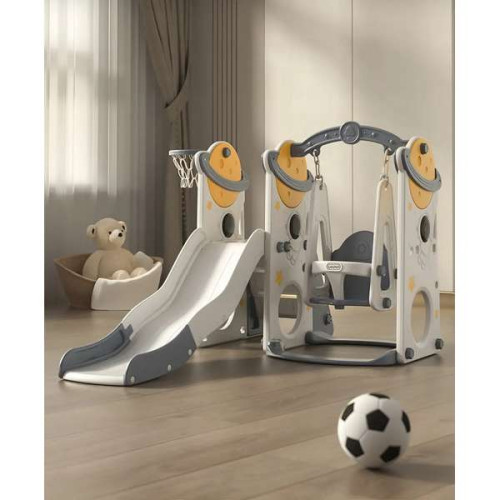 Дитячий ігровий комплекс з горкою для дому 3в1 Cosmo пластиковий Планетка