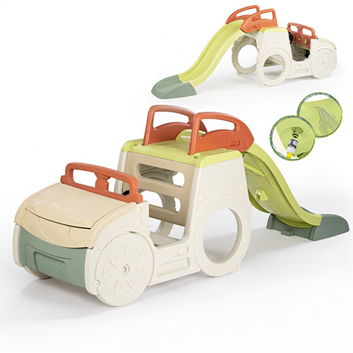Игровой центр Smoby Автомобиль путешественника с горкой и песочницей
