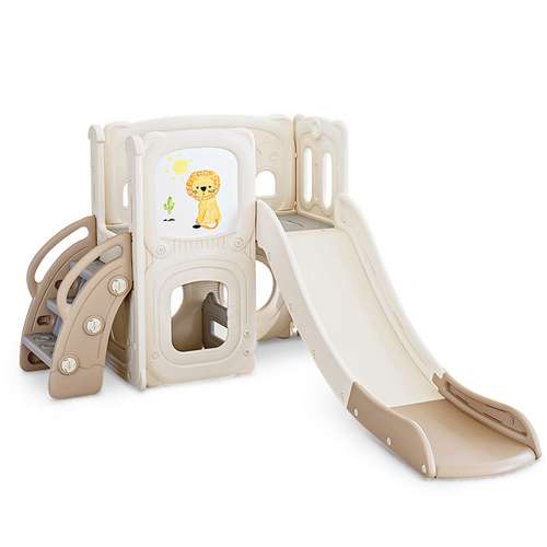 Детский игровой комплекс Mealux Tower бело-коричневый