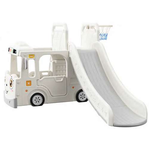 Детский игровой комплекс Mealux Trailer Grey пластиковый