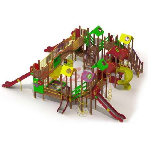 Детская площадка деревянная "МегаБастион" большая