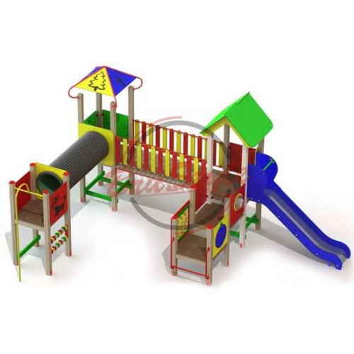 Дитячий майданчик Амальтея із HDPE пластику