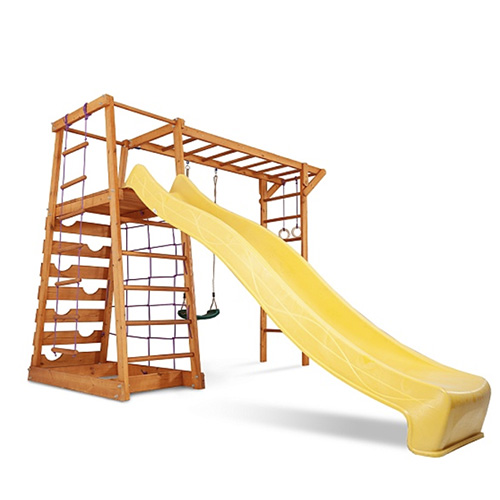 Игровой комплекс 218см с пластиковой горкой Игровой комплекс 218см с пластиковой горкой