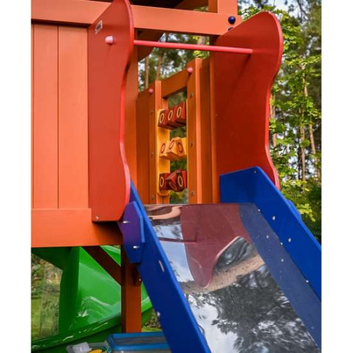 Детская площадка из дерева + винтовой спуск горки Спайдер Вилла ✅ хорошие характеристики Детская площадка из дерева + винтовой спуск горки Спайдер Вилла ✅ хорошие характеристики