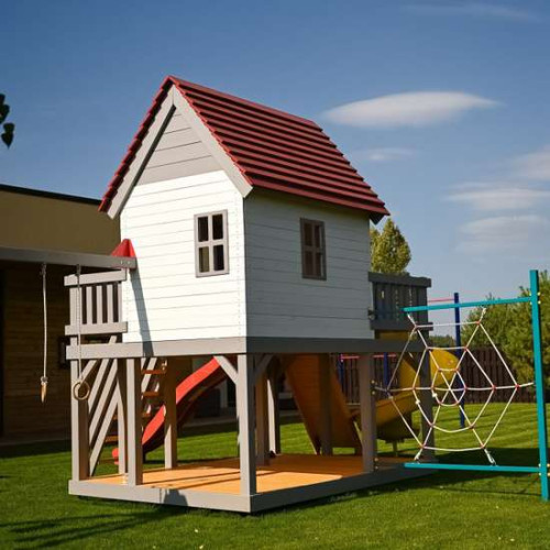 Детский комплекс Принц и Принцесса 1,5. Домик на сваях деревянный ✅ хорошие характеристики Детский комплекс Принц и Принцесса 1,5. Домик на сваях деревянный ✅ хорошие характеристики