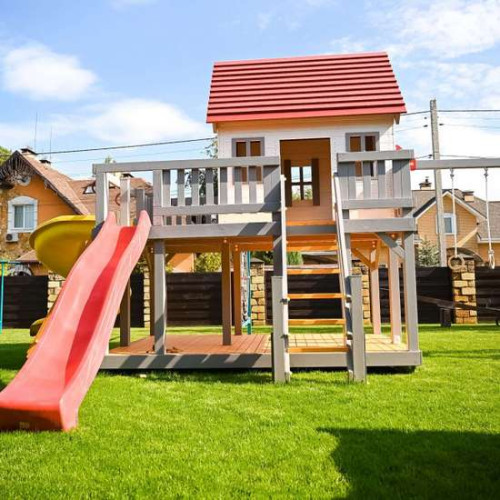 Детский комплекс Принц и Принцесса 1,5. Домик на сваях деревянный ✅ хорошие характеристики Детский комплекс Принц и Принцесса 1,5. Домик на сваях деревянный ✅ хорошие характеристики
