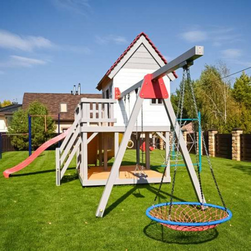 Детский комплекс Принц и Принцесса 1,5. Домик на сваях деревянный ✅ хорошие характеристики Детский комплекс Принц и Принцесса 1,5. Домик на сваях деревянный ✅ хорошие характеристики