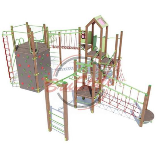 Спортивно-ігровий майданчик для дітей з гіркою