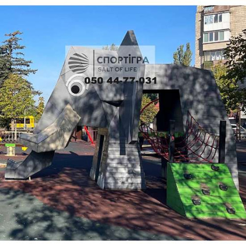 Сучасний дитячий ігровий комплекс з гіркою Слоненя купити за ціною 550 700 грн. Сучасний дитячий ігровий комплекс з гіркою Слоненя купити за ціною 550 700 грн. фото5