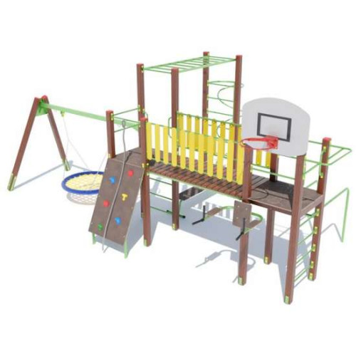 Комплекс гимнастический Спартак с качелей гнездо Аист
