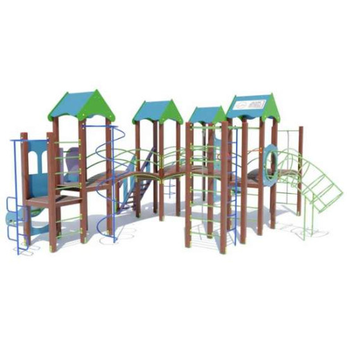 Уличный Игровой комплекс для детей Крепость друзей плюс 