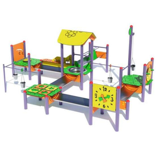 Ігровий комплекс Вулична лаболаторія DIO781 hdpe ПАНЕЛІ із пластику