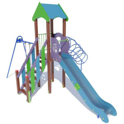 Детская игровая уличная площадка "Лунтик плюс" брустайл 804