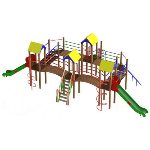 Большой игровой детский комплекс "Детинец" на площадку