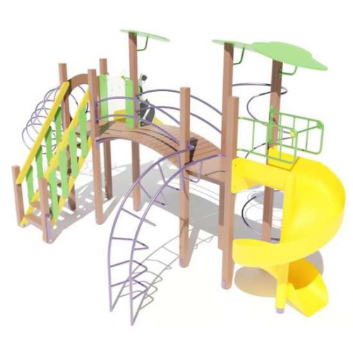 Детский игровой комплекс Мишка уличный на площадку