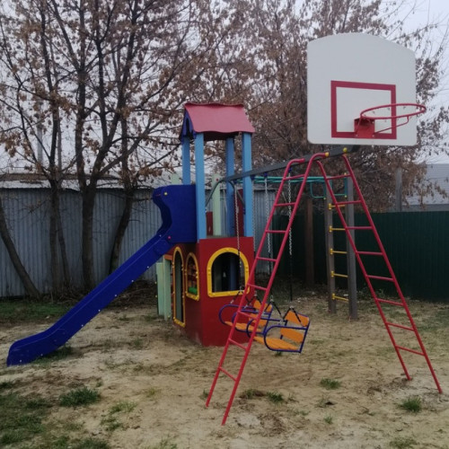 Детский комплекс Лидер 1,5 м с баскетбольным кольцом ✅ хорошие характеристики Детский комплекс Лидер 1,5 м с баскетбольным кольцом ✅ хорошие характеристики
