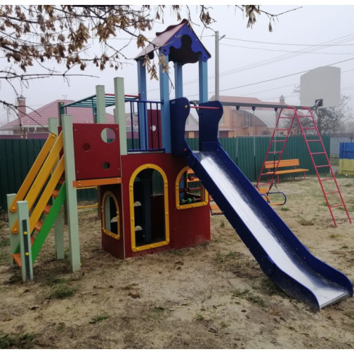 Детский комплекс Лидер 1,5 м с баскетбольным кольцом ✅ хорошие характеристики Детский комплекс Лидер 1,5 м с баскетбольным кольцом ✅ хорошие характеристики