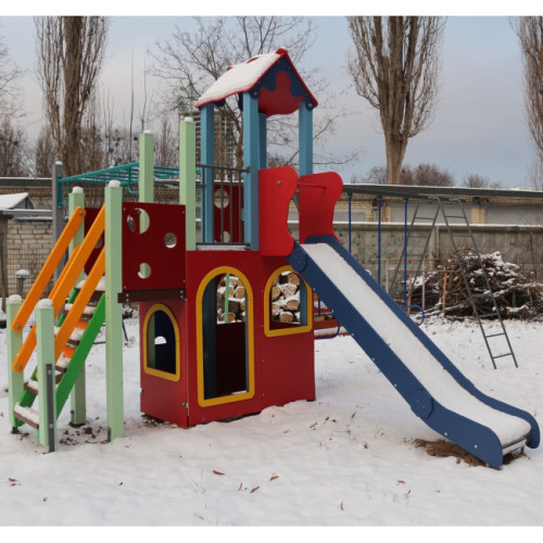 Детский комплекс Лидер 1,5 м с баскетбольным кольцом ✅ хорошие характеристики Детский комплекс Лидер 1,5 м с баскетбольным кольцом ✅ хорошие характеристики