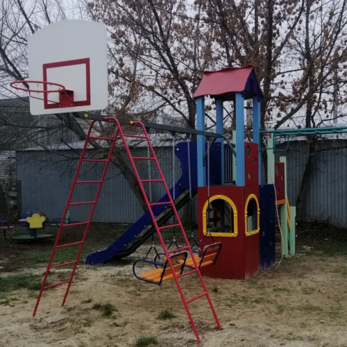 Детский комплекс Лидер 1,5 м с баскетбольным кольцом ✅ хорошие характеристики Детский комплекс Лидер 1,5 м с баскетбольным кольцом ✅ хорошие характеристики