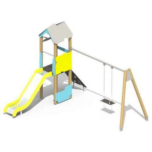 Игровой комплекс для улицы детский ES36 с качелей
