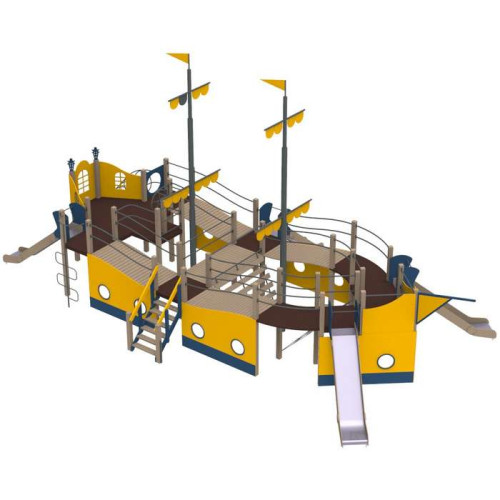 Дитячий комплекс у вигляді корабля Палада на майданчик купити за ціною 618 870 грн. Дитячий комплекс у вигляді корабля Палада на майданчик купити за ціною 618 870 грн.