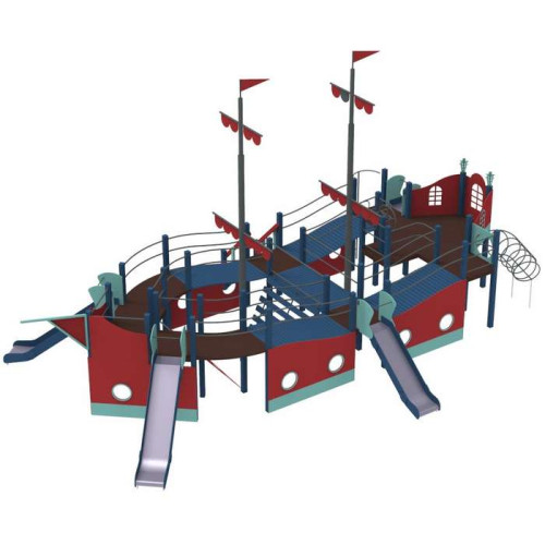 Дитячий комплекс у вигляді корабля Палада на майданчик купити за ціною 618 870 грн. Дитячий комплекс у вигляді корабля Палада на майданчик купити за ціною 618 870 грн.
