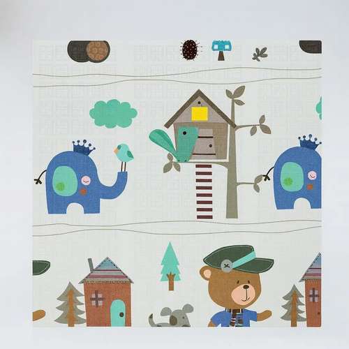 Детский двухсторонний игровой коврик Avko 120x120см