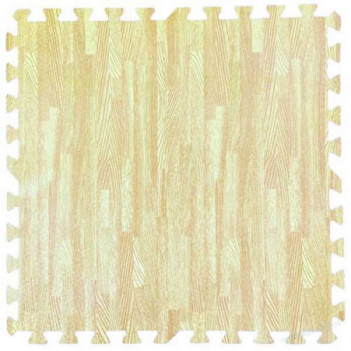 Пол пазл теплый 60х60см цвет песочное дерево MP14 Ева