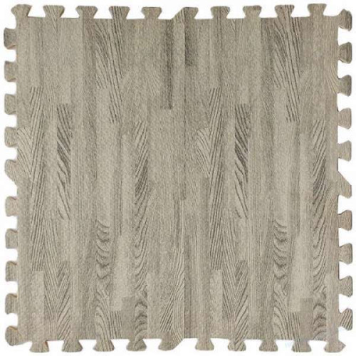 Пазл теплый пол 60х60см серое дерево MP9 Эва