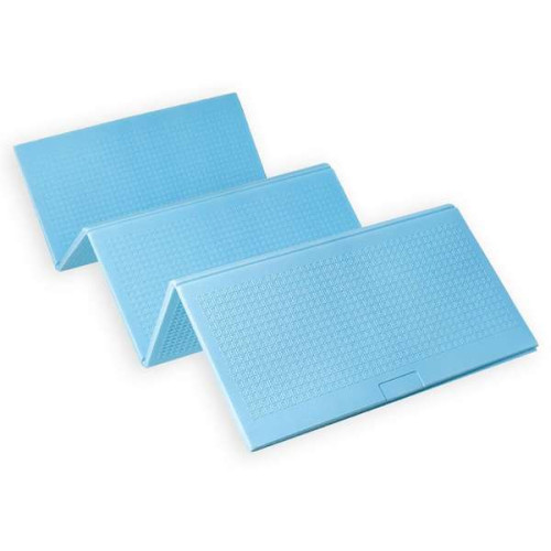 Коврик складной однотонный 1,5х2 м толщина 10мм Голубой (297)