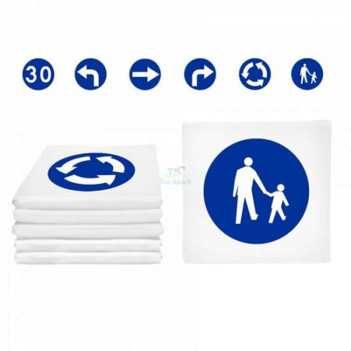 Детские учебные подушки сиденья ПДД Операционные Знаки (6шт.)