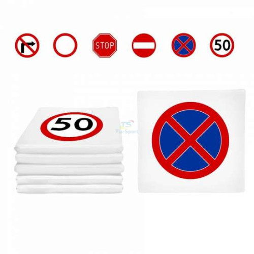 Подушки сиденья ПДД Запрещающие Знаки (6шт.) для детского обучения