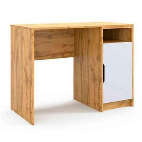 Детский письменный стол Junior 1 с тумбой Тахо с белым