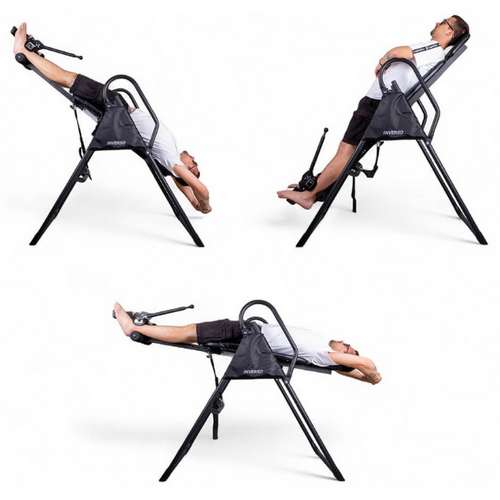 Инверсионный регулируемый стол Inverso черный для реабилитации