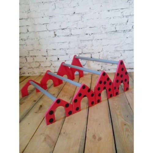 Барьеры для прыжков Божья коровка (комплект)