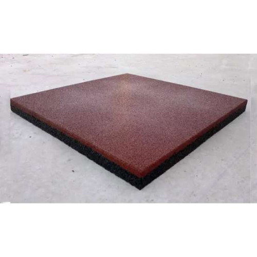 Резиновая плитка 500×500 мм толщина 40 мм покрытие для детской площадки