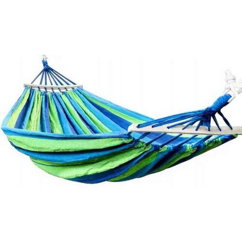 Одноместный гамак с планкой SUMMER зеленый XL 200х100см ✅ хорошие характеристики Одноместный гамак с планкой SUMMER зеленый XL 200х100см ✅ хорошие характеристики фото2