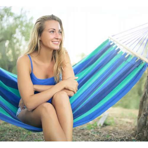 Одноместный гамак с планкой SUMMER зеленый XL 200х100см ✅ хорошие характеристики Одноместный гамак с планкой SUMMER зеленый XL 200х100см ✅ хорошие характеристики фото4