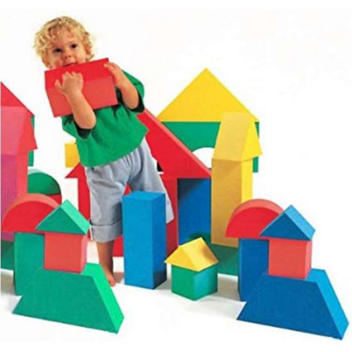 Строительный тактильный набор Гигантские кубики (32 шт)