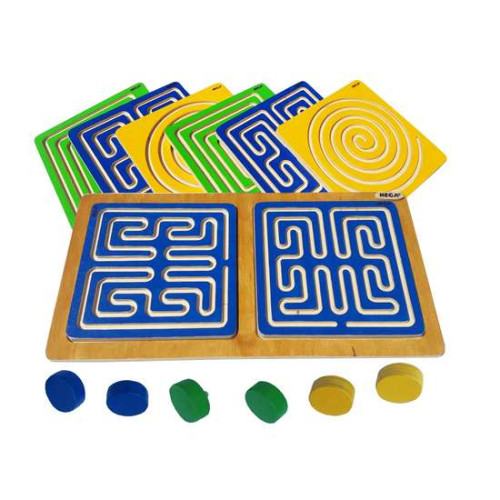 Развивающий набор Межполушарная доска со съемными вкладками (13 элементов)