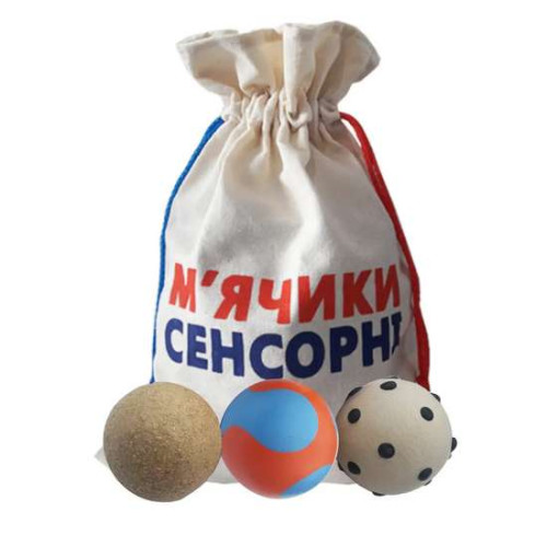 Игра Сенсорные мячики для занятий и массажа (терапевтические мячики)