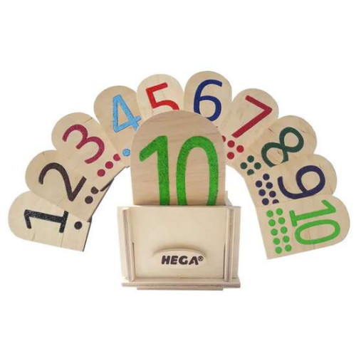 Сенсорный набор Цифры и Точки по методике Монтессори №1